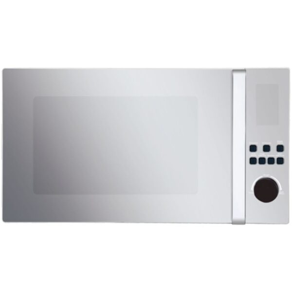 Hisense Microwave 45L Solo Digital, Grill Function, Handle, 5 Power Level, 8 Auto Menus, Cooking Timer, 360° Rotating Plate, Safely Lock, Black Mirror H45MOMK9