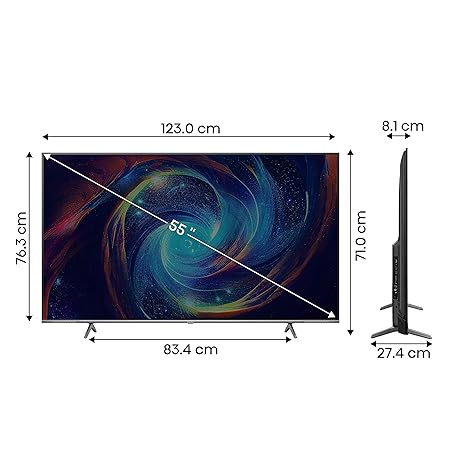 Hisense 55" Smart UHD 4K Quantum ULED TV with Dolby Vision Atmos, HDR 10+, 240Hz HRR Panel, 4K Resolution, Channel Speakers with Sub Woofer , Dolby Audio Sound 55E7K