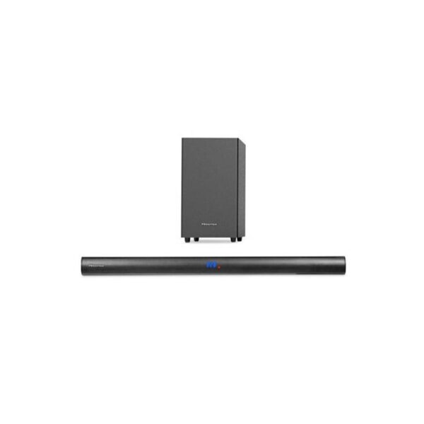 Hisense Sound Bar 2.1 CH 120W Bluetooth, Dolby Digital, Remote Control with Wireless Subwoofer HS 212F