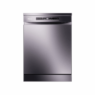 Hisense 15 Place Dishwasher with 8 Programs, LED Display, Touch Control, Stainless Steel Tub & Filter, Silver H15DSL