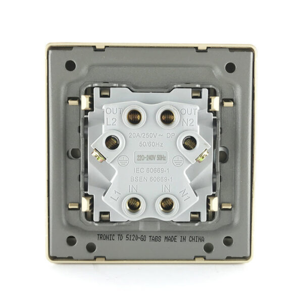 Tronic 20A Double Pole Switch