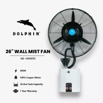 Dolphin Wall Fan 26" Mist Fan ME-WM650