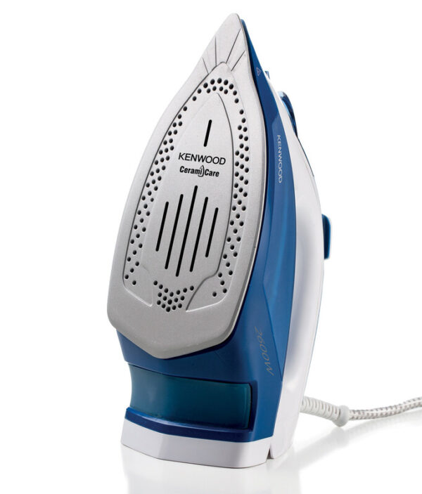 Kenwood Steam Iron 2600W with Ceramic Soleplate Auto Shut-Off Anti-Drip Anti-Calc Self Clean Continuous Steam Steam Burst Spray Function STP75.000WB