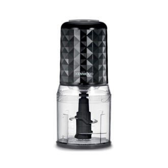 Kenwood Chopper 400W Electric Food Chopper With 500Ml Bowl Dual Speed Stainless Steel Quad Blade Rubber Lid Ice Crush Function CHP40.000BK