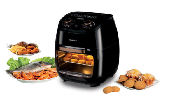 Kenwood Air Fryer Oven 11L 2000W Multi-Functional Air Fryer Cum Microwave Oven For Frying Grilling Broiling Roasting Baking Toasting Heating And Defrosting HFP90.000BK