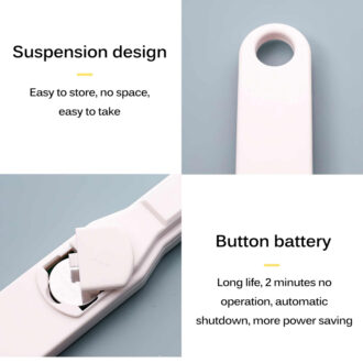 Electronic Digital Kitchen Measuring Spoon Scale 500g/0.1g Used for Milk Tea Flour Spices and Seasoning with LCD Display White