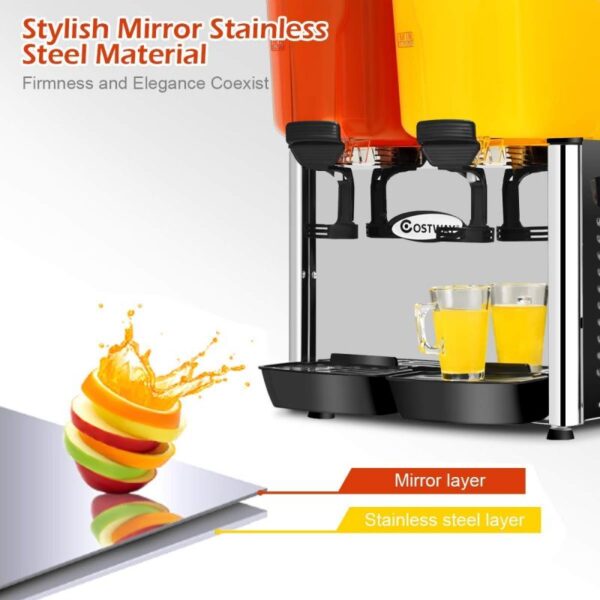 Generic Commercial Juice Dispenser 36L (18Lx2Tanks)