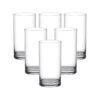 Ocean Glass 6pcs Fin Line Hi Ball 280ml Drink Tumbler 1B01210