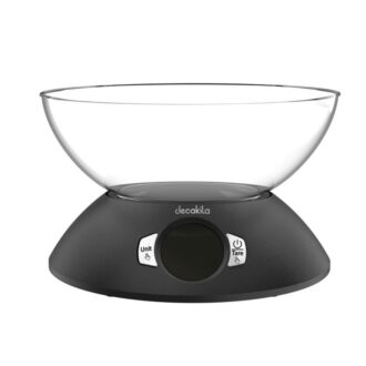 Decakila Kitchen Scale Bowl 2-5000G Digital Multifunction Food Scale Touch Button Ultra Slim with Large LCD Display KMTT012B