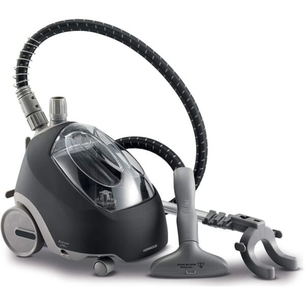 Kenwood Garment Steamer 1500W with 2L Water Tank Capacity Rotary Wheels Folding Rack Trouser Press Glove GSP65.500BK