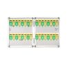 Defelom Key Box Aluminium Cabinet with Key Lock 32 Keys (Keychains not Included)
