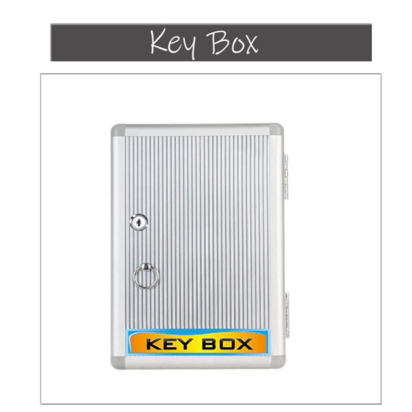 Defelom Key Box Aluminium Cabinet with Key Lock 32 Keys (Keychains not Included)
