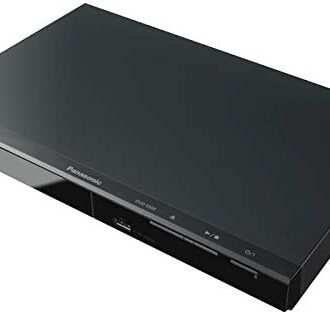 Panasonic Progressive Scan DVD Player Detailed Video/Audio from Most DVD/CD Formats, View Content From USB (Black) DVD-S500GC