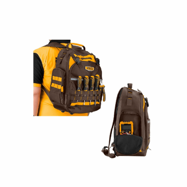 Ingco Tools Bagpack, Polyester Oxford Material 38 x 17 x 46cm HBP01028