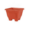 Cello Square Planter 10 Multi-Color 225 x 225 x 175mm (Pack of 3)