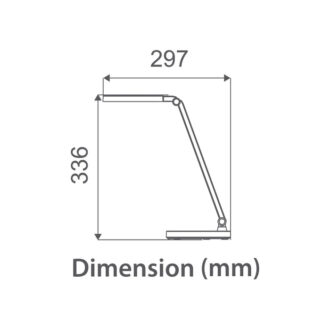 Tronic Desk Lamp Lamp with Mirror