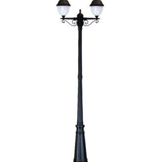 Tronic Ornamental 2 Headed Bollard Light