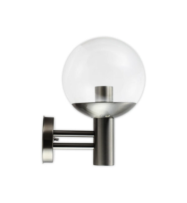 Tronic Searchlight Orb Stainless Steel Outdoor Wall Light