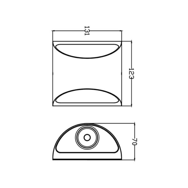 Tronic Wall LED Light 6 Watts