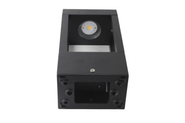 Tronic Black Modern LED Garden Gate Light