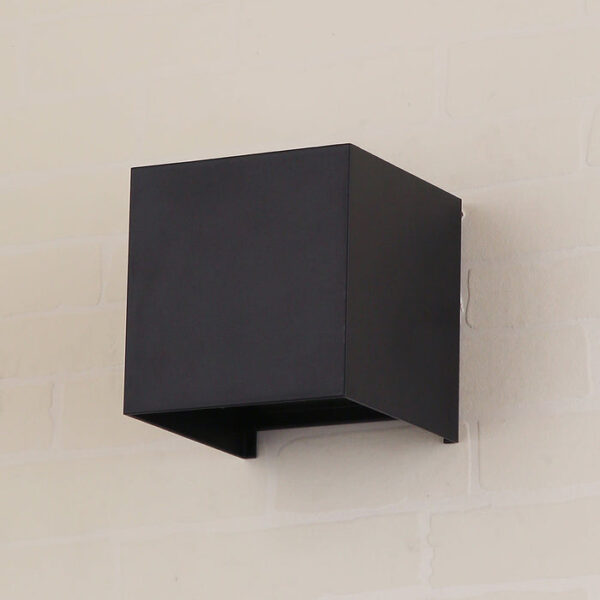 Tronic Black Square 6 Watts Wall Light