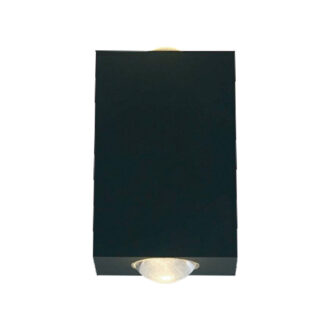 Tronic Black Rectangular Wall Light