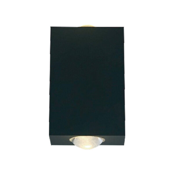 Tronic Black Rectangular Wall Light
