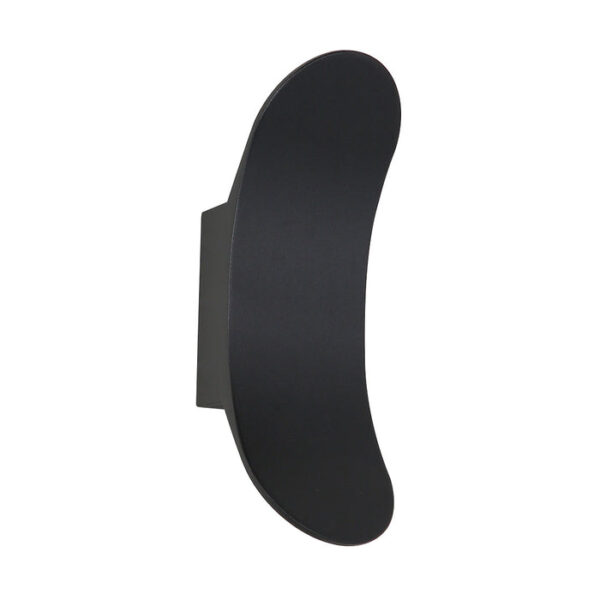 Tronic Simple Black LED Wall Light
