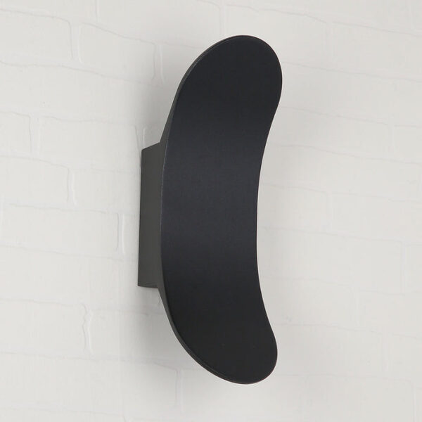 Tronic Simple Black LED Wall Light