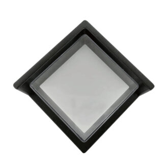 Tronic Black LED Wall Light Square