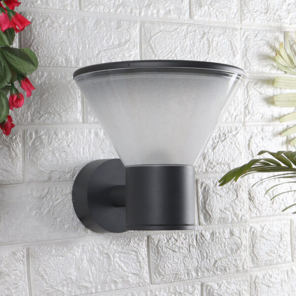 Tronic Black Cone-Shaped Wall Light