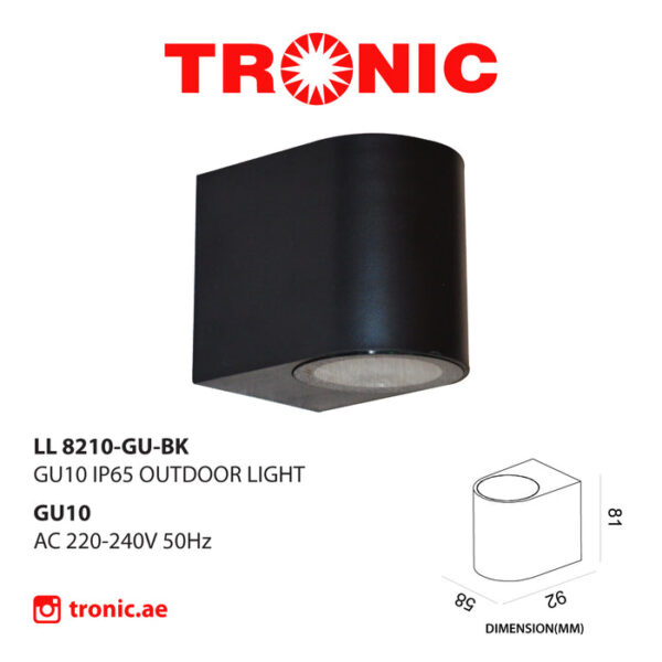 Tronic One-sided Wall Light