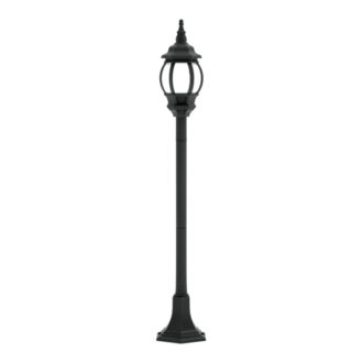 Tronic Ornamental Aluminum Bollard LL 906P-10-BK