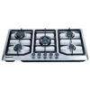 Nikai Gas Built In Hob 5 Burner Stainless Steel Cooktop With Full Safety Cast Iron Pan Support NGH5005N