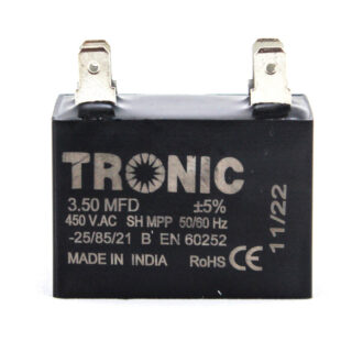Tronic Fan Capacitor 3.50 MFD Square