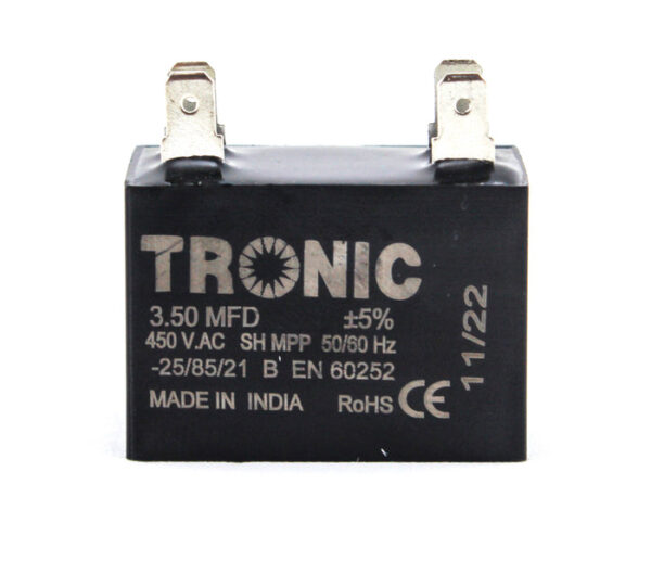 Tronic Fan Capacitor 3.50 MFD Square