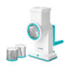 Decakila Manual Grater - SS Blade Easy to Use Safety Design Veggie Chopper Onion Chopper Vegetable Chopper with Container KMTT086W