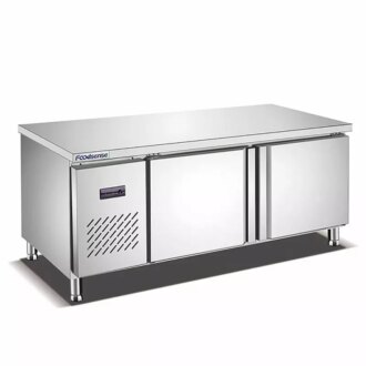 Commercial Two Door Fridge Work Table TC0.4L2