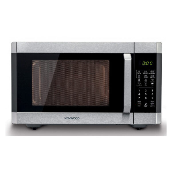 Kenwood 42L Microwave Oven with Grill Digital Display 5 Power Levels Defrost Function Stainless Steel Auto Menu 99 Minutes Timer Clock Function 1100W MWM42.000BK