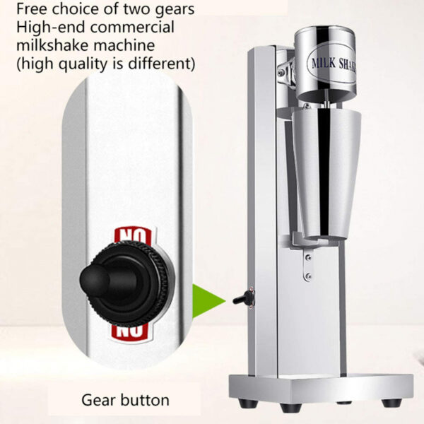 Commercial Milkshake Mixer 280W, 160ml, Stainless Steel