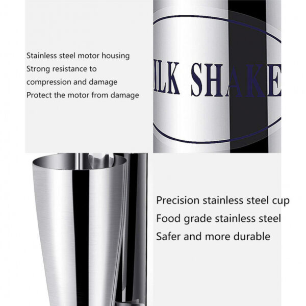 Commercial Milkshake Mixer 280W, 160ml, Stainless Steel