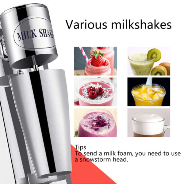 Commercial Milkshake Mixer 280W, 160ml, Stainless Steel