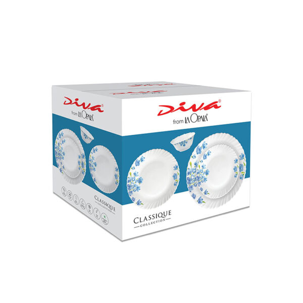 La Opala Dinner Set Mystrio Black Classique 20 Pieces LM020