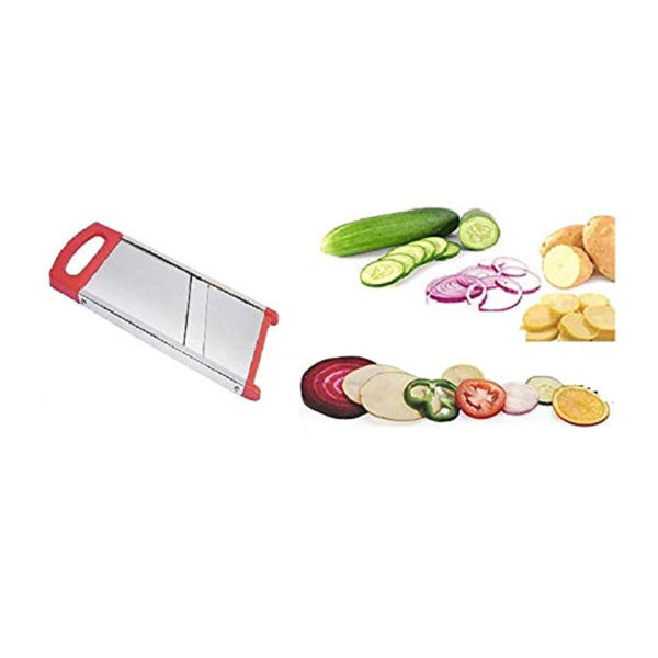 Uttam Deluxe Plain Vegetable Slicer for Potato, Onion, Carrots & etc Stainless Steel