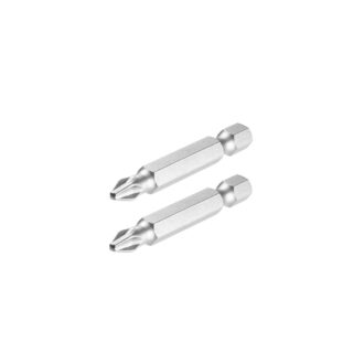 Total Magnetic Tip Screwdriver Bit PH2 50mm, S2 Industrial Steel 2pcs Set TAC16PH224