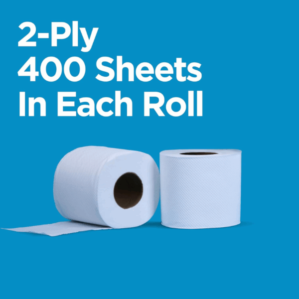 Soft n Cool Toilet Roll 400 Sheets x 2 Ply (Pack of 10)