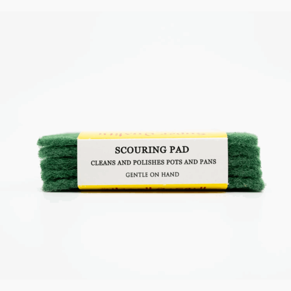 Silver Pot Scouring Pad 130x135mm Green 5pcs x 75 Pack (Pack of 360)