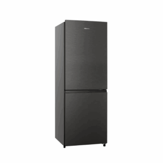 Hisense Refrigerator 223L Double Door, Bottom Freezer, Titanium Silver H300BTS