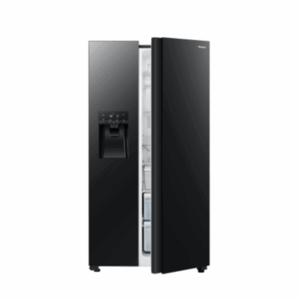 Hisense Refrigerator 535L Side By Side Door, Water Dispenser & Ice Maker with Inverter Technology H700SMI-IDL