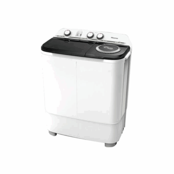 Hisense Washing Machine 7kg Manual, Twin Tub, Top Load, Lint Filter, Spin Dry Shower, Low Noise, White WSXL701